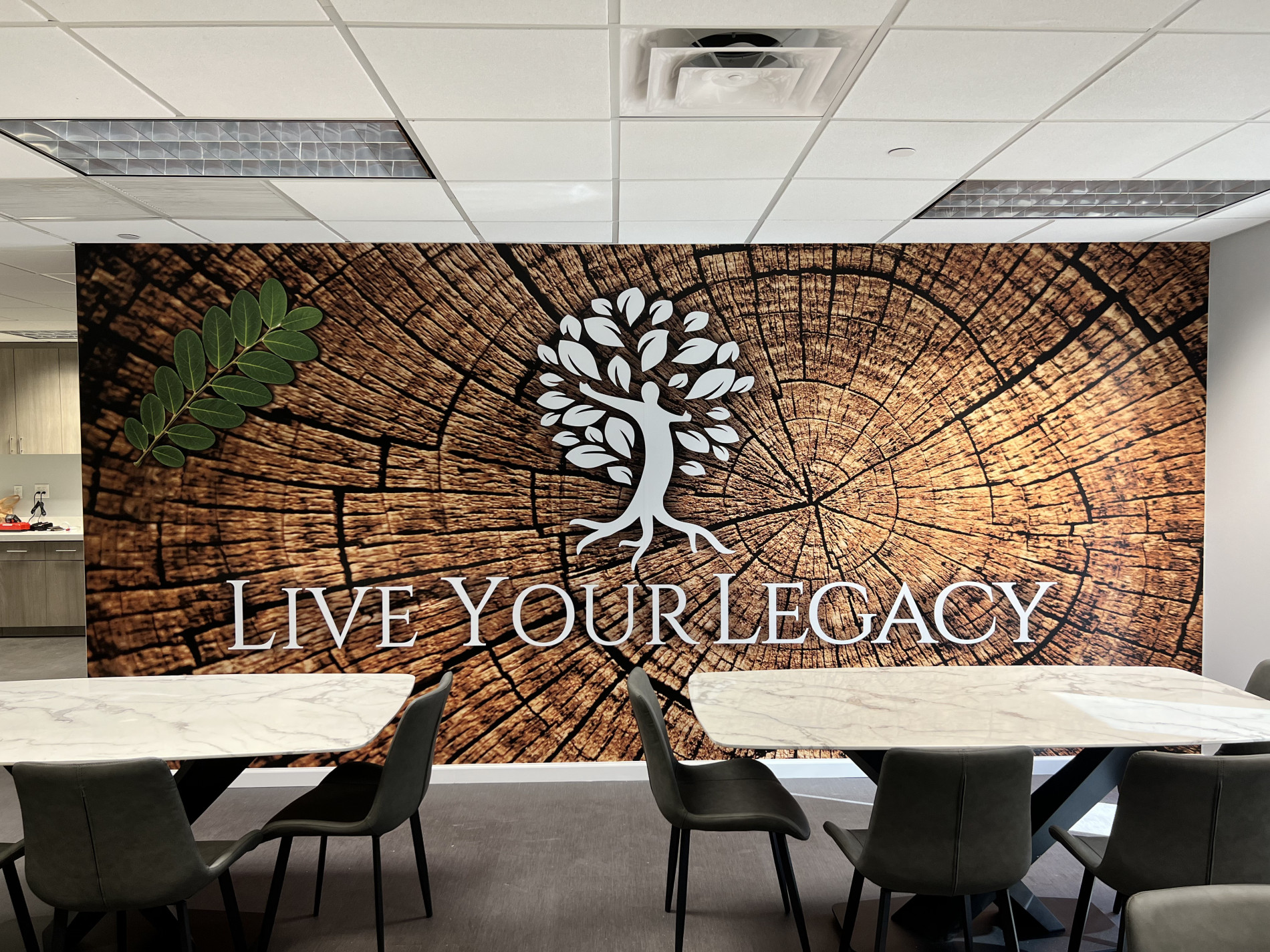 Legacy Healing Center Custom Wallpaper in Fort Lauderdale.