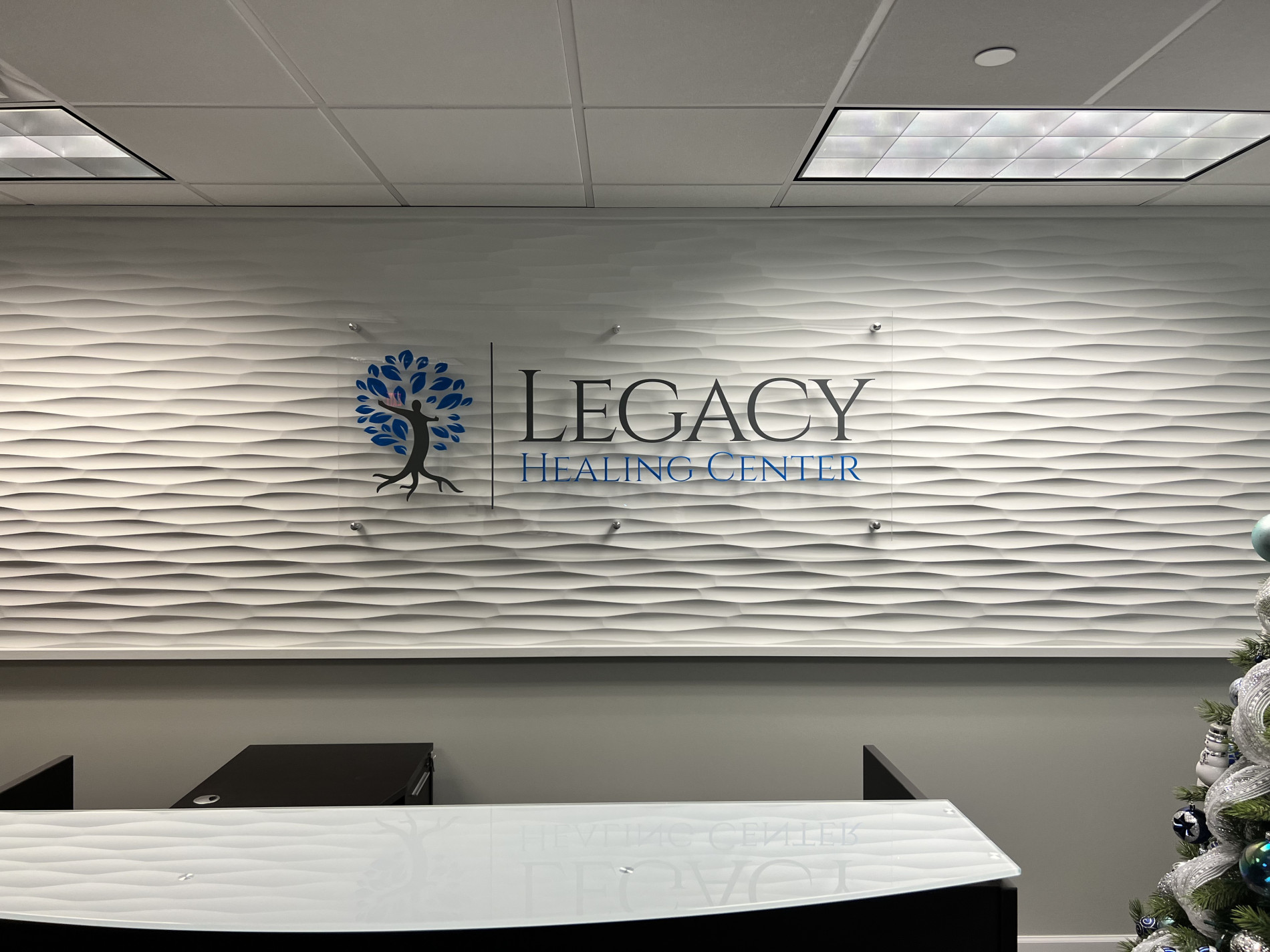Legacy Healing Center Custom Wallpaper in Fort Lauderdale.