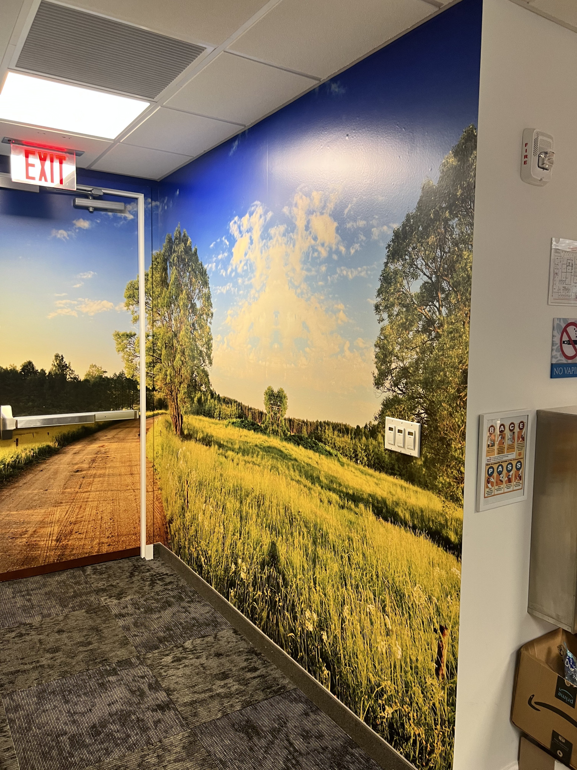 Legacy Healing Center Custom Wallpaper in Fort Lauderdale.